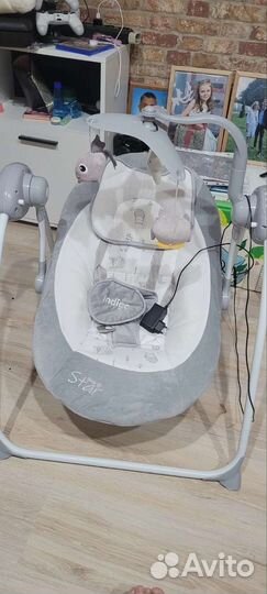 Детские электронные качели для новорожденных