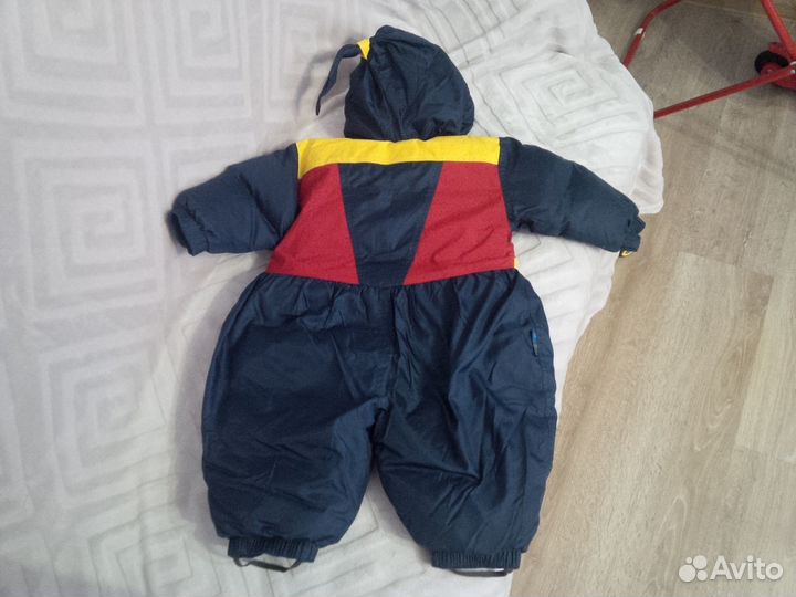 Зимний комбинезон для девочки 74