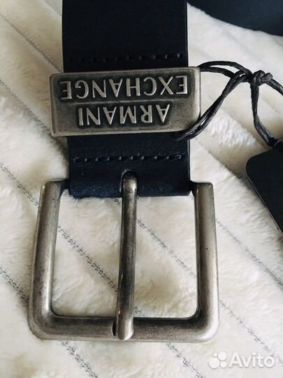 Ремень Armani Exchange 38 нат. кожа оригинал новый