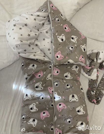 Конверт одеяло на выписку