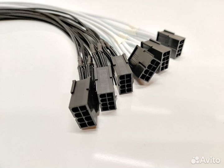 Переходник 12vhpwr 16 pin на 3х8 - RTX4080 1шт