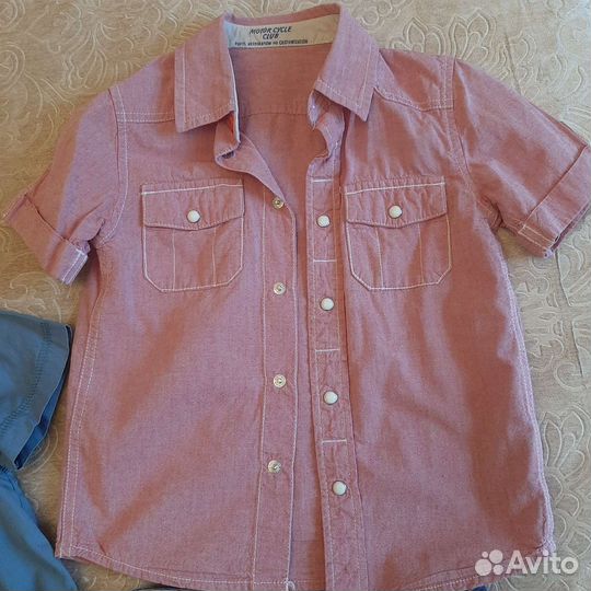 Рубашка и джинсы Mothercare 110