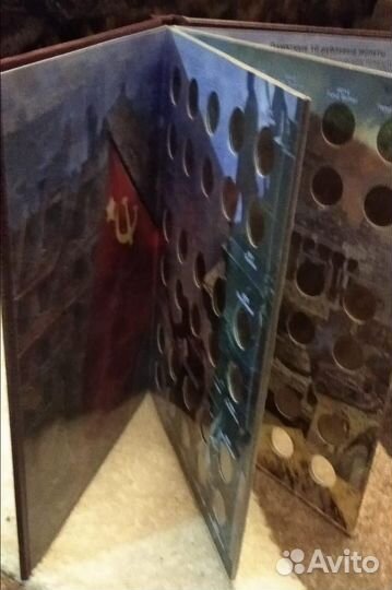 Альбом-книга (обновленный) для монет гвс