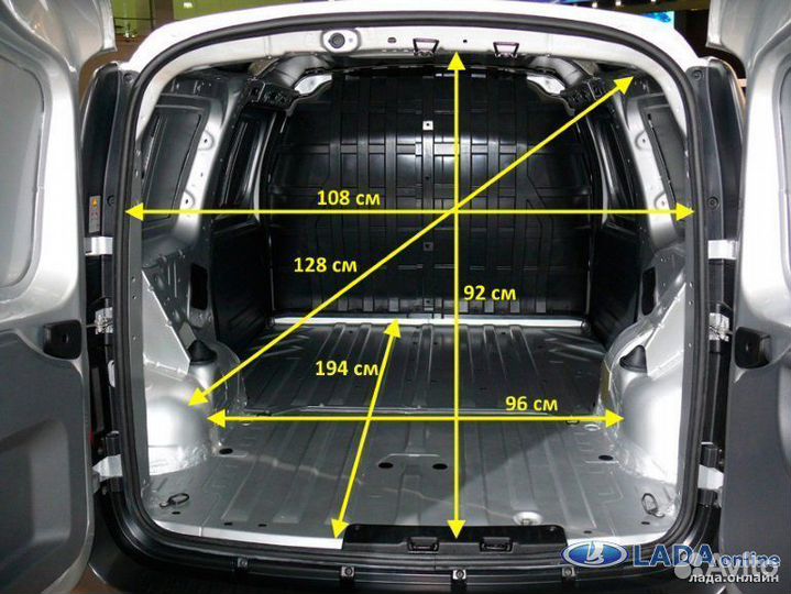 Малогабаритные грузоперевозки LADA Largus фургон