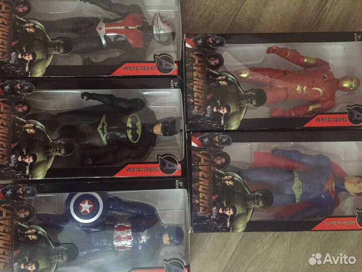 Супергерои. Мстители. Халк, Бэтмен,Паук