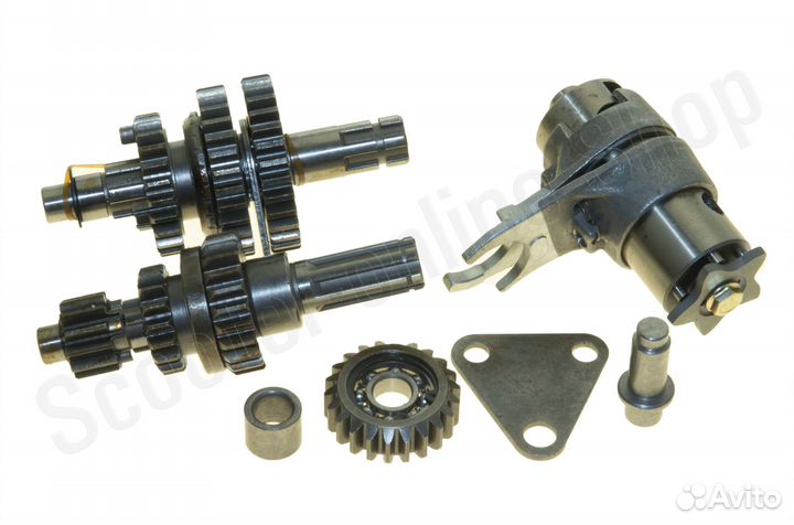 Кпп в сборе 139FMB 152FMH атv 50-110, dingo T125 3+1