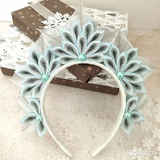 Ободки, кокошники новогодние