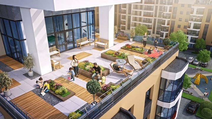 2-к. квартира, 61,8 м², 10/12 эт.
