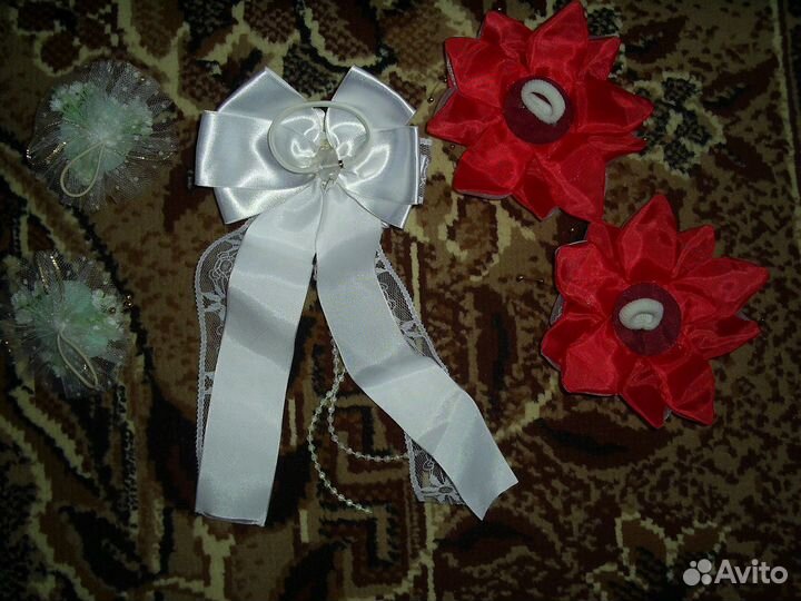 Банты для девочки, колготки