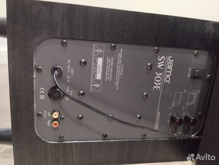 Сабвуфер и колонки Jamo