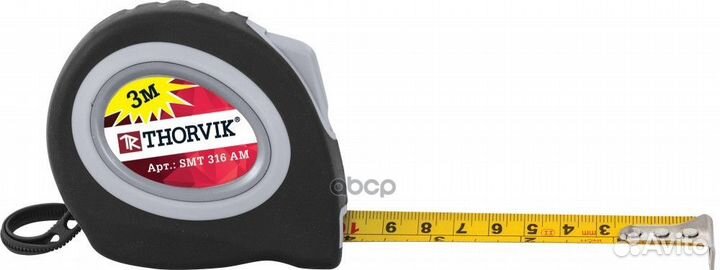 Рулетка 3 м х 16 мм с магнитным захватом