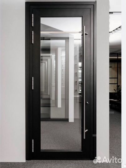 Входные двери пластиковые алюминиевые