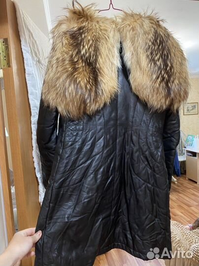 Женское пальто Снежная королева 46