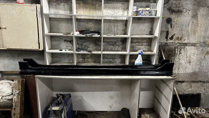 Накладки на пороги toyota allex runx corolla