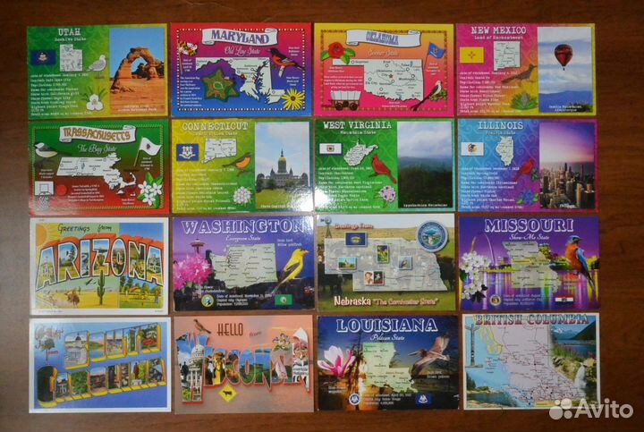 Зарубежные иностранные открытки