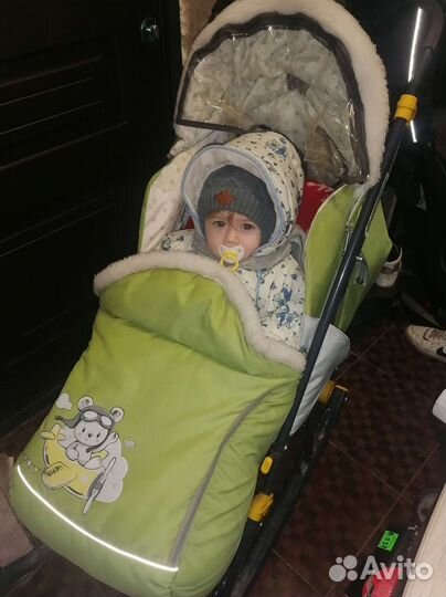 Санки - коляска ника наши детки 2 летчик
