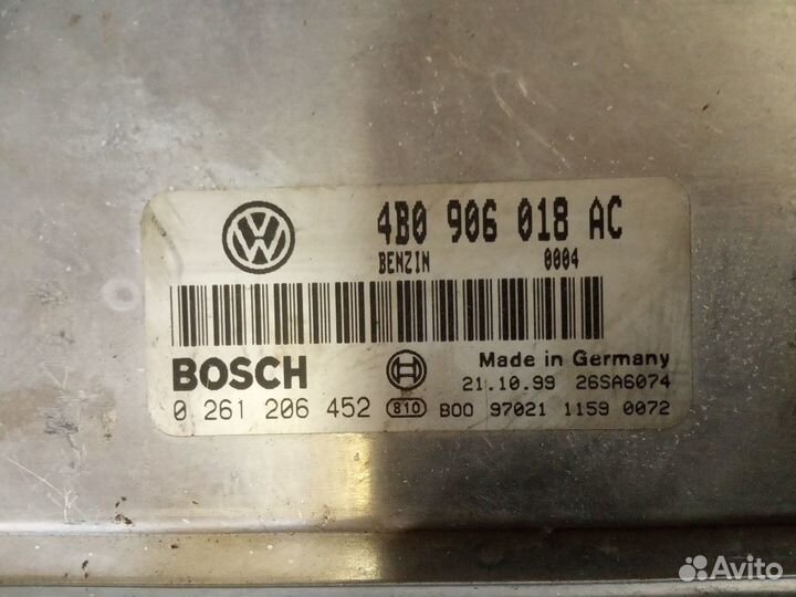 Audi A6C5 WV Passat b5 блок управления двигателем