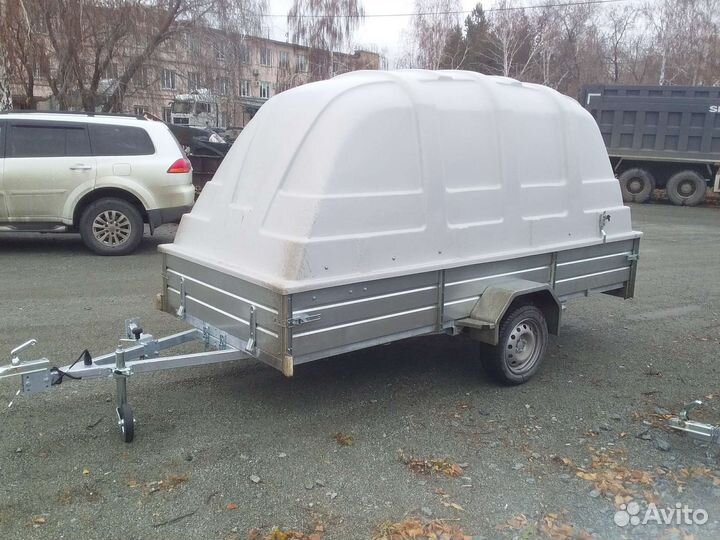 Прицеп легковой Лав-81012А 3.5*1.5 с крышкой jaxal