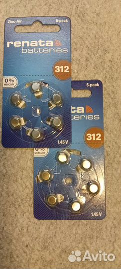 Аккумуляторы для слухового аппарата