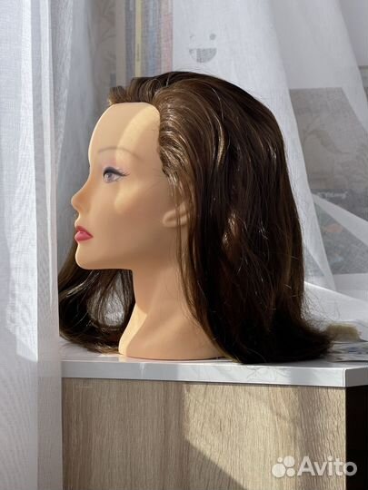 Учебная голова манекен для причесок