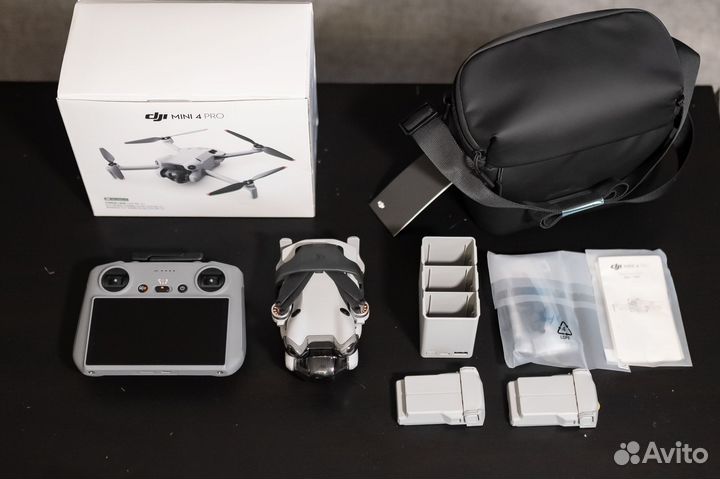 Б/У коптер DJI Mini 4 PRO fly more combo plus