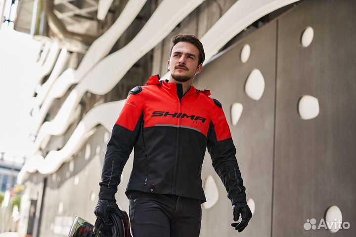 Мотокуртка shima drift MEN RED