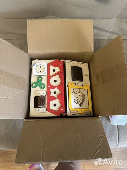 Бизиборд домик со светом большой