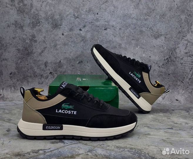 Непромокаемые кроссовки Lacoste черные