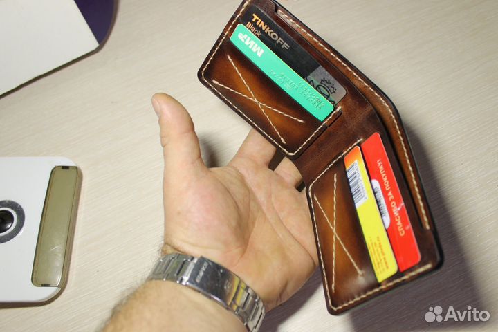 Кошелек из натуральной кожи