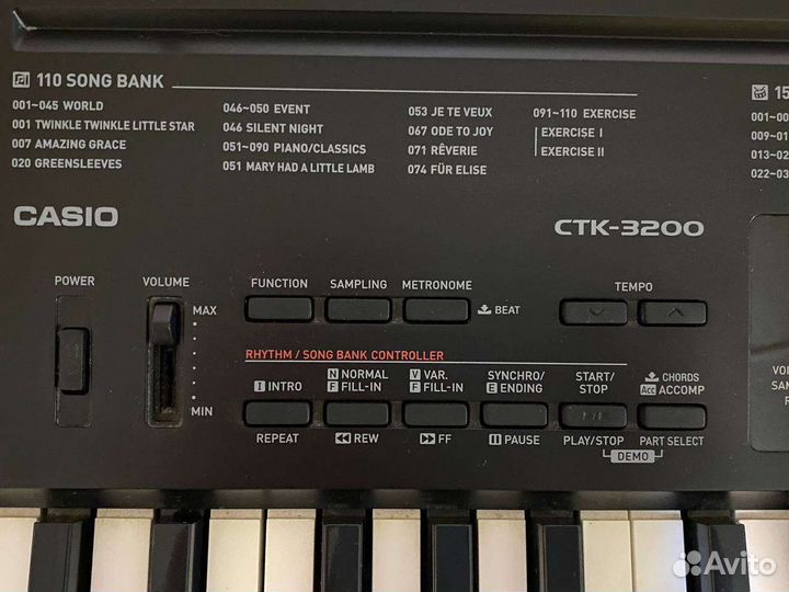 Синтезатор casio ctk-3200