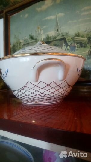 Супница фарфор СССР