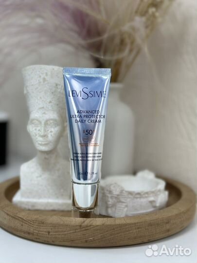 Крем для лица с spf50 levissime