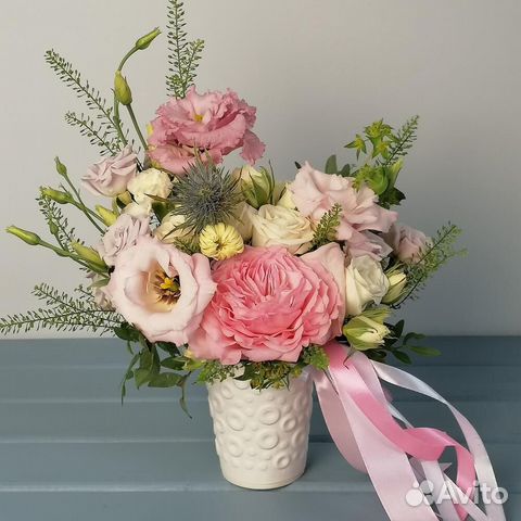 Цветочный Комплимент в стаканчике