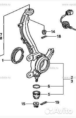 Нижняя шаровая опора для Honda Elysion