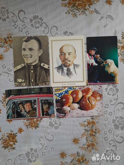 Открытки и календарики СССР