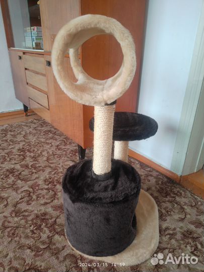 Когтеточка домик для кошки