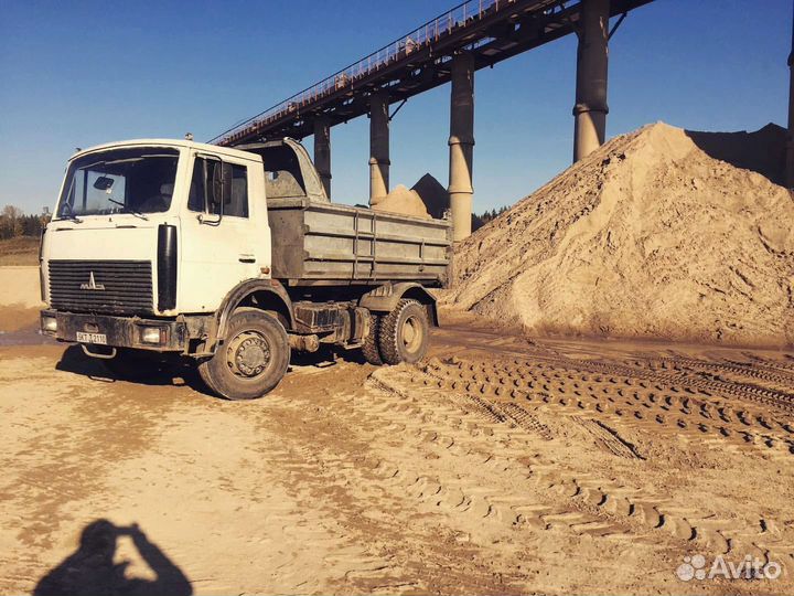 Песок карьерный