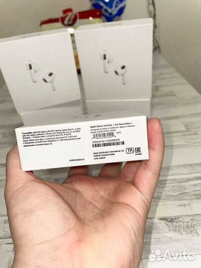 Беспроводные наушники apple airpods 3