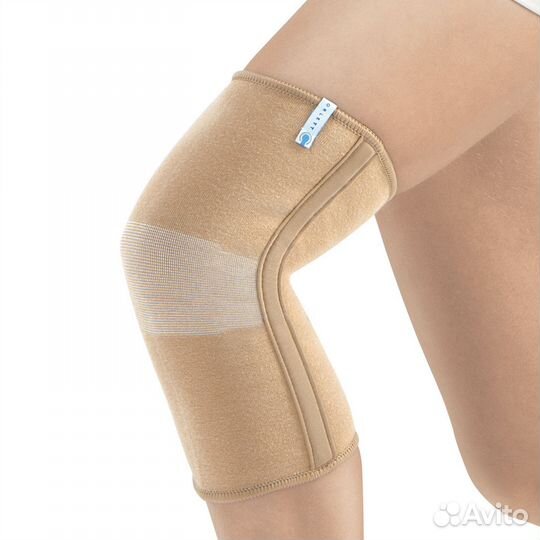 Бандаж на колено эластичный c метал. спиральными р