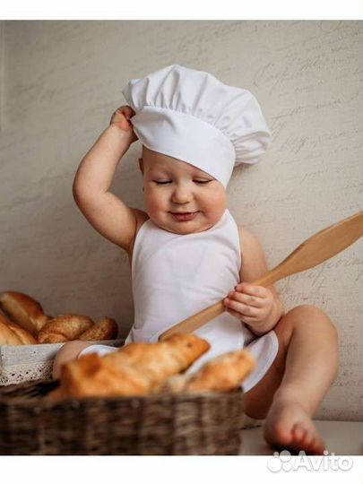 Костюм повара для малышей 74,80,86,92 размер