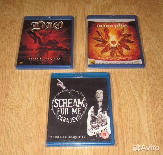 Iron Maiden Bruce Dickinson Dio Amorphis blu-ray