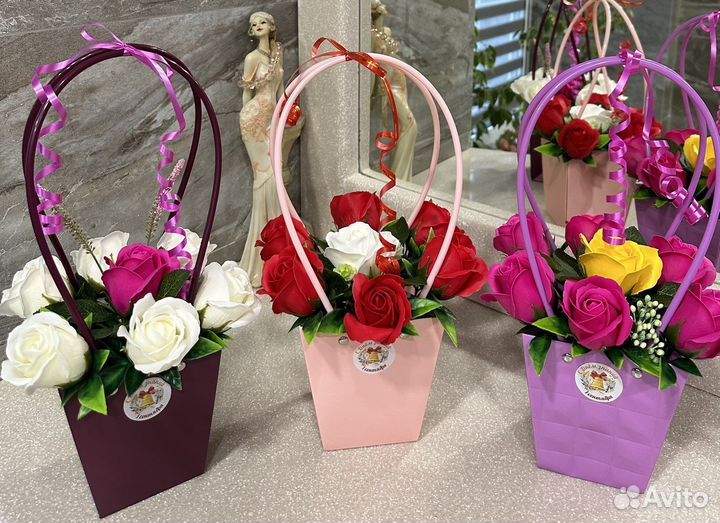 Букет из мыла