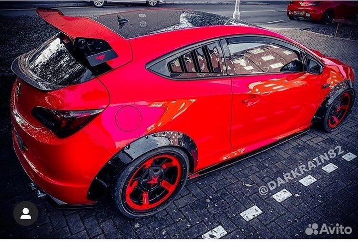 Накладки на стекла Опель Астра gtc opc