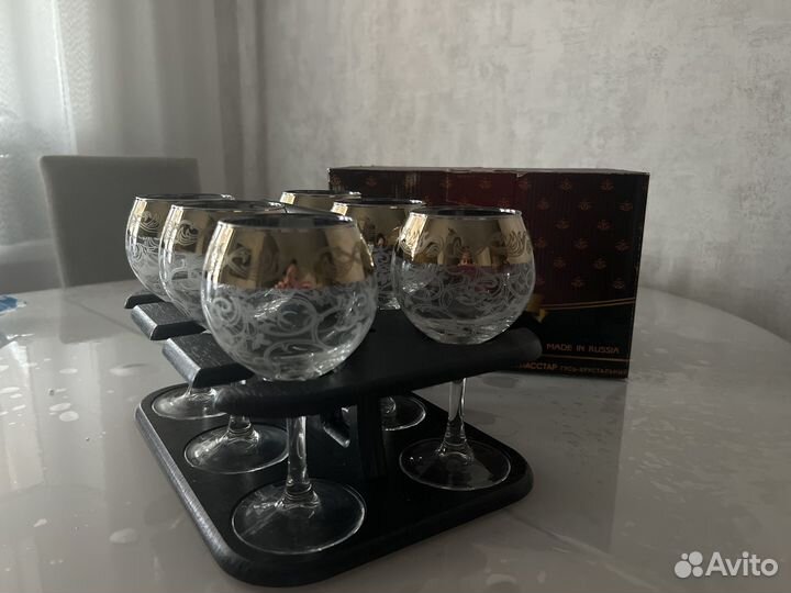 Набор хрустальных фужеров