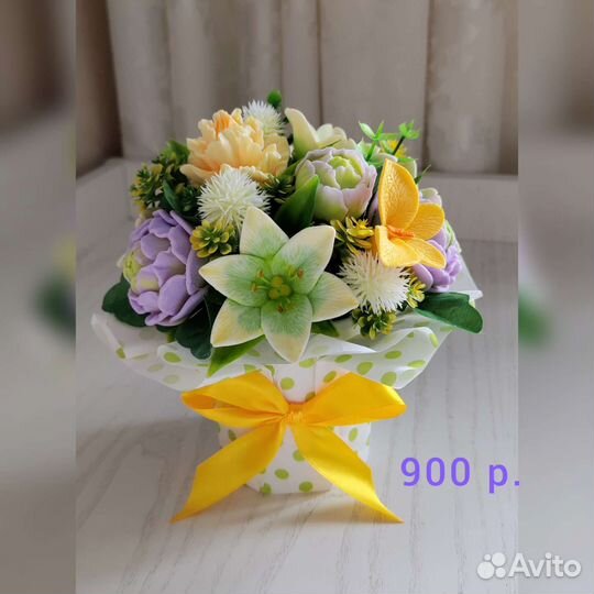 Букет из мыла