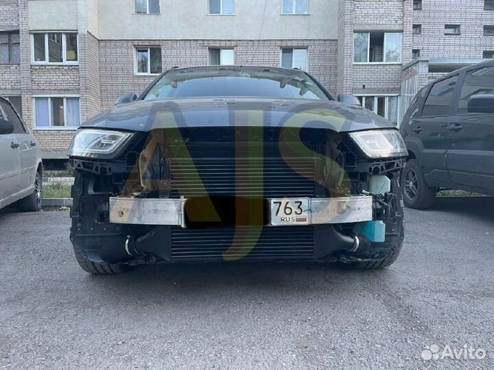 Интеркулер Wg style Audi A4/5 B8 tfsi/TDI tube-fin черный