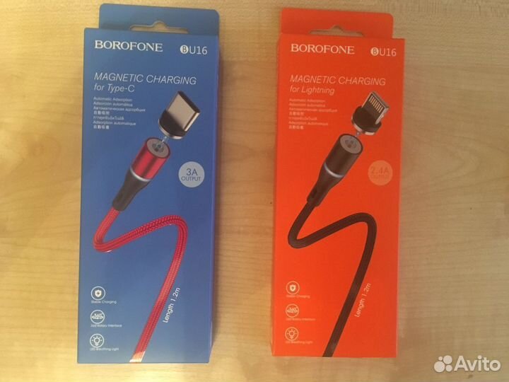 Кабель со съёмным магнитом и подсветкой новый