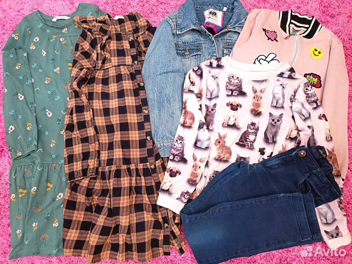 Вещи пакетом на девочку 128 134 140 hm