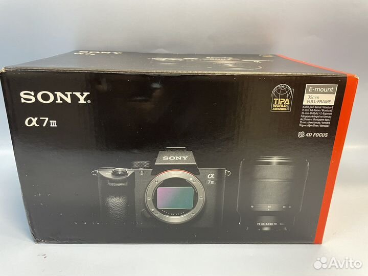 Sony Alpha a7 III (a7m3) Kit 28-70mm новый