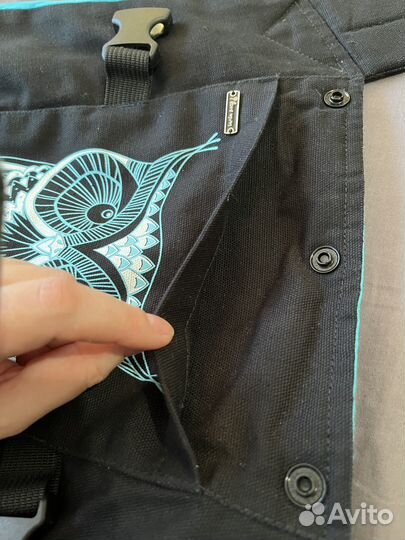 Слинг рюкзак для переноски малышей i love mum